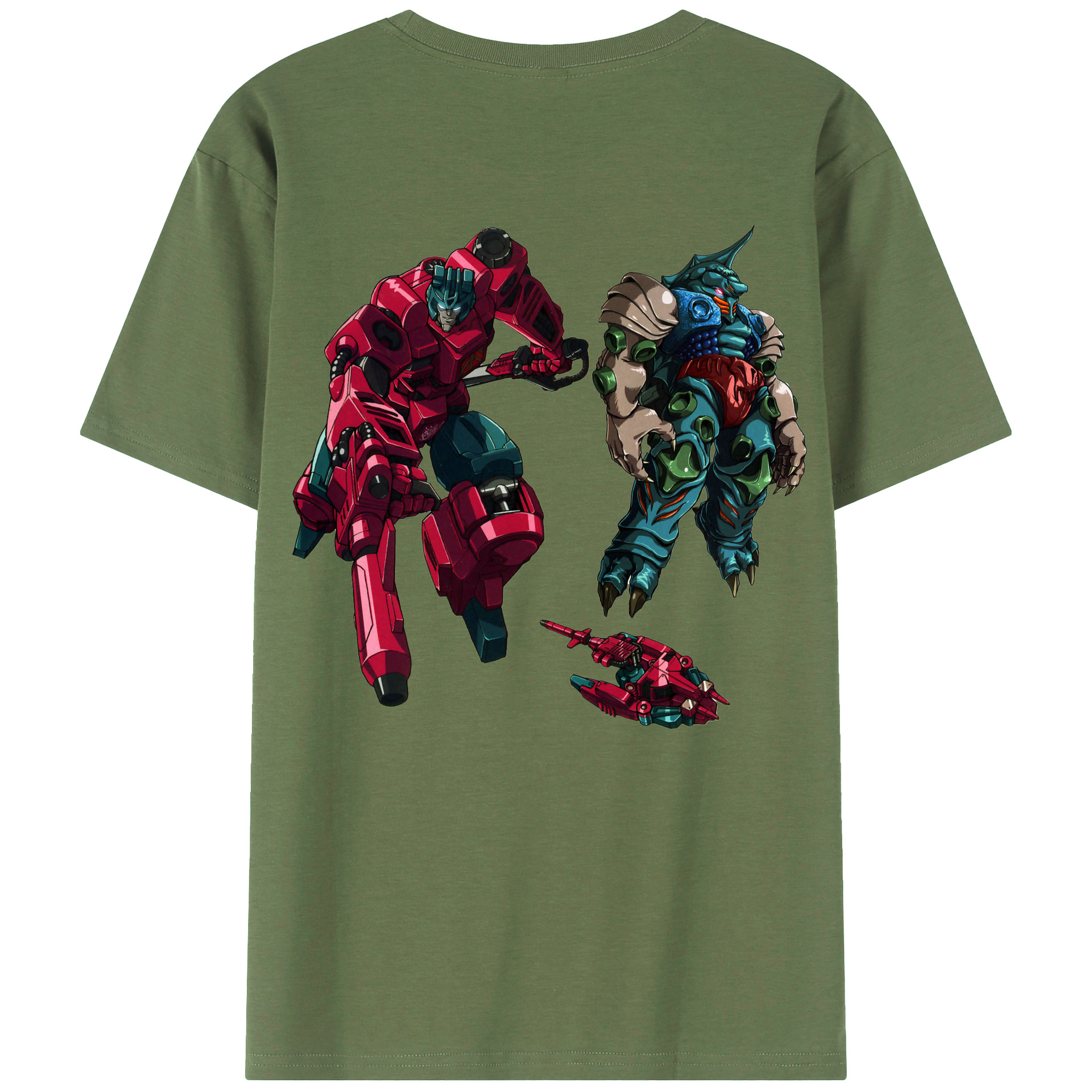 （画像用）  綿100％ メンズ半袖Tシャツ（バックプリント） 通気性